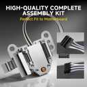 Original for Flashforge AD5X Hotend Heating Assembly, OEM Version AD5X Heater Assembly with Upgraded Thermistor Temperature Sensor & Heater Cartridge, Sturdy Metal Clip & Heat-Insulating Base