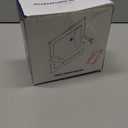 Matte Black Recessed Toilet Paper Holder/Tissue Paper Holder Stainless Steel Toilet Paper Holder in Wall for Bathroom Accessories Rear Mounting Bracket Included