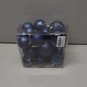 Senjie Night Blue Shatterproof Christmas Ornaments, 32pcs Set, Traditional Style, Plastic Material, Christmas & Wedding Occasion