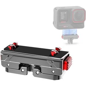 X5 Quick Release Magnetic Base for Insta 360 Ace Pro 2/Ace Pro/Ace Camera | Aluminum Alloy Expansion Adapter mount for Insta360 X5/X4 Air, with 1/4" Screw Hole for Tripod, Selfie Stick Accessories