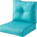 Greendale Home Fashions Outdoor Sunbrella Premium Deep Seat Cushion, 2 Piece Set, Canvas Aruba