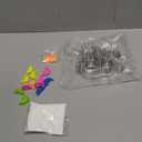 Doctor Squish Squishy Maker Neon Refill Pack | DIY Squishy Making Kit with 6 TPR Balloons, 6 Reusable Clips, Glow in The Dark Sparkles & Slime Powder | Make Your Own Squishies | Ages 8