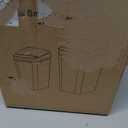 Bathroom Trash Can with Lid, 2 Pack 4 & 2.2 Gallon Automatic Touchless Garbage Can, Small Motion Sensor Smart Trash Can, Slim Waterproof Trash Bin for Bedroom, Bathroom, Office, Living Room (Black)