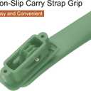 uxcell 2 Pcs Luggage Handle Replacement 8.5 Inch Suitcase Handle Carry Strap Plastic Pull Handle Grip Luggage Replacement Parts with Screws for Suitcase Box Luggage Case, Avocado Green