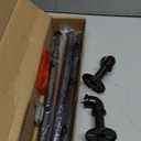 Brown Curtain Rods 18 to 45 Inch, Industrial Curtain Rods,Adjustable Length,1 in Diameter Pipe,Wall or Ceiling Mounted,for Bedroom and Living Room (Antique Bronze 18 to 45)