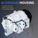 A/C Compressor w/Clutch Fit for 2000-2012 M-ercedes B-enz GL/ML/R320 350 GL/ML450 Air Conditioning Compressor for CO10807JC