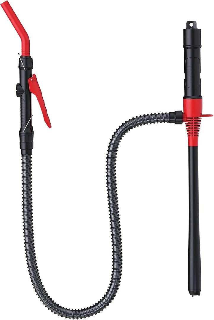 Vitog Rechargeable Fuel Transfer Pump, 3.5GPM Portable Electric Siphon Pump for Gasoline, Diesel, Water, Leakproof Gas Can Pump with Upgraded Hose Material, Ultra-Fast Oil Transfer Pump