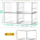 caktraie Versatile Acrylic Makeup Organizer, Drawer Organizer - Transparent Desktop Storage for Cosmetics, Office Supplies & More - Clear Organizer for Home & Office Use