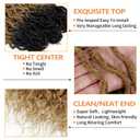 Faux Locs Crochet Braid Hair Bohemian Locs 24 Inches Synthetic Dreads Ombre Braiding Hair Afro Dreadlock 1B/27