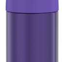 THERMOS FUNTAINER Water Bottle with Straw - 12 Ounce - Kids Stainless Steel Vacuum Insulated Water Bottle with Lid, Violet