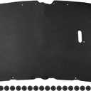 Hood Insulation Pad Heat Shield with Clips Fits for Ford F250 F350 F450 Super Duty 1999-2007, Excursion 2000-2007
