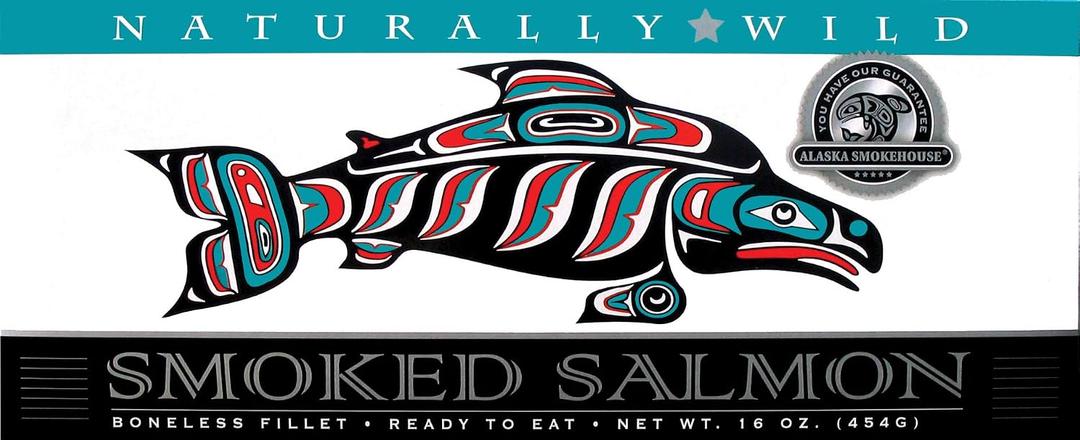 Alaska Smokehouse 16 oz Natural Smoked Salmon 2 Pack (EXP 01/08/29)
