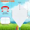 Libima DIY Kite Kit Bulk for Kids Classroom Activities, Blank Kites with String and Handles, Coloring Craft Kits for Party Favors School Camp Outdoor Games Decorating Painting