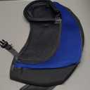 Pet Dog Sling Carrier, Breathable Mesh Adjustable Puppy Sling Carrier Hand Free for Dog Cat Rabbit, L, Blue (16.5"L x 10.2"W x 2.0"H)