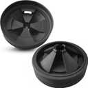 AR-PRO (2-Pack) Garbage Disposal Rubber Drain Insert - 3 3/8" Garbage Disposal Splash Guards Sink Baffle - Removable Sink Baffles Qcb-Am Compatible With Insinkerator Garbage Disposal Parts