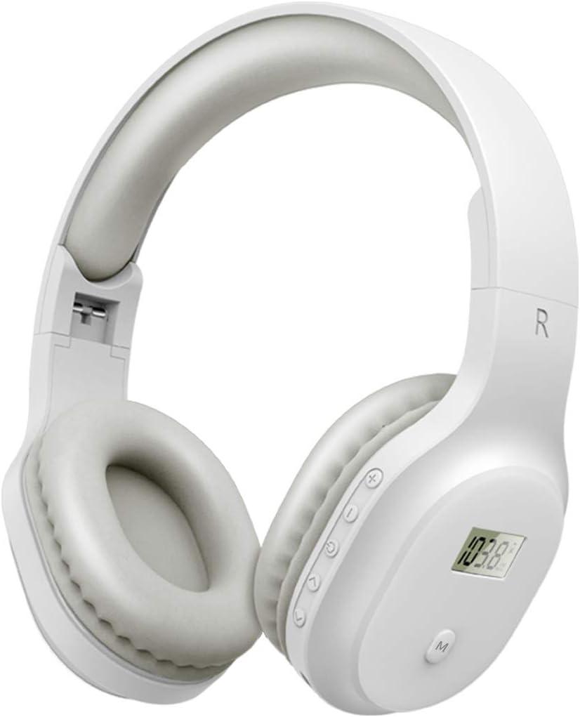 Rechargeable and Portable Personal FM Radio Headphones with Best Reception, Wireless Headset Radio Ear Muffs for Jogging, Mowing, Cycling, Meeting FM Receiver