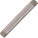 Westbrass D12106-07 ½” x 6" IPS Brass Pipe Nipple, Satin Nickel