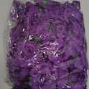 Yunlly 100 Pcs Artificial Flowers Fake Silk Roses Long Stem Rose Bouquet Wedding Party Home Decor for DIY Baby Shower Centerpieces Tables Home Decorations(Purple)