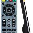 GE Universal Remote Control for Samsung, Vizio, LG, Sony, Sharp, Roku, Apple TV, TCL, Panasonic, Smart TVs, Streaming Players, Blu-ray, DVD, 4-Device, Silver, 33709