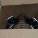 LEVERLOC 2 Pack Strong Suction Cup Corner Shower Caddy, Large Capacity Removable Bathroom Organizer, Stainless Steel Rustproof Shower Shelves with Hook, Drill-Free Wall Mounted Suction Basket, Black