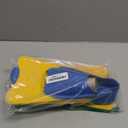 Sporti Adult-Kid Short Swim Fins for Pool Lap Swimming, Floating Fins for Swimming & Snorkeling, Swim Flippers for Training (Youth 4-5 / Women's 6, YellowBlue)