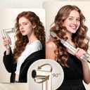 7 in 1 High-Speed Hair Dryer Brush, 110,000 RPM Air Styler for Automatic Air Curling, Negative Ionic Hot Air Brush Set for Fast Drying, Volumizing & Frizz Control, Heat Protection Multi-Styler