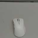 RAPIQUE Wireless Mouse - Dual Bluetooth & 2.4 GHz USB Receiver, Ergonomic Design, Quiet Clicks, Low Power - Multi-Device Compatibility for Laptop, Computer, iPad, MacBook, Chromebook (White and Grey)