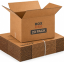 BOX USA Medium Moving Boxes 18L x 14W x 12H 20-Pack - Corrugated Cardboard Box for Shipping, Mailing, Packing, Packaging and Storage