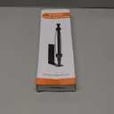 SetSail Paper Towel Holder, Single Hand Operable Paper Towel Holder Under Cabinet with Adjustable Damper, Easy Tear, Wall Mount, Self-Adhesive or Drilled for Kitchen Bathroom, Black (1 pack)