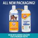Arm & Hammer Complete Care Dog Dental Water Additive, Odorless Flavorless Daily Oral Care Solution with Baking Soda and Calcium for Plaque, Tartar, and Fresh Breath, 16 Fl Oz - 3 Pack