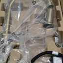 KRAUS Allyn Traditional Industrial Pull-Down Single Handle Kitchen Faucet in Brushed Gold, KPF- 4100BG