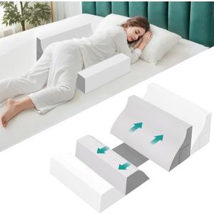 Side Sleeping Trainer Anti Snoring Devices, Anti snoring Pillow 3-Set Solution, Alleviate Snoring by Relaxed Throat Tissues, Lightweight & Comfortable