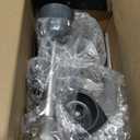 Mueller Multistick 5-in-1 Immersion Blender Handheld,12 Speed Hand Mixer-Turbo Boost,Heaviest Duty Copper Motor,Titanium reinforced Blades Hand Blender,Milk Frother Wand,Whisk,Beaker,Chopper,Grey (Gray)