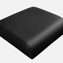 YOUFI Extra Thick Large Seat Cushion -19 X 17.5 X 4 Inch Gel Memory Foam Cushion with Carry Handle Non Slip Bottom - Pain Relief Coccyx Cushion for Wheelchair Office Chair (Black (1PACK))