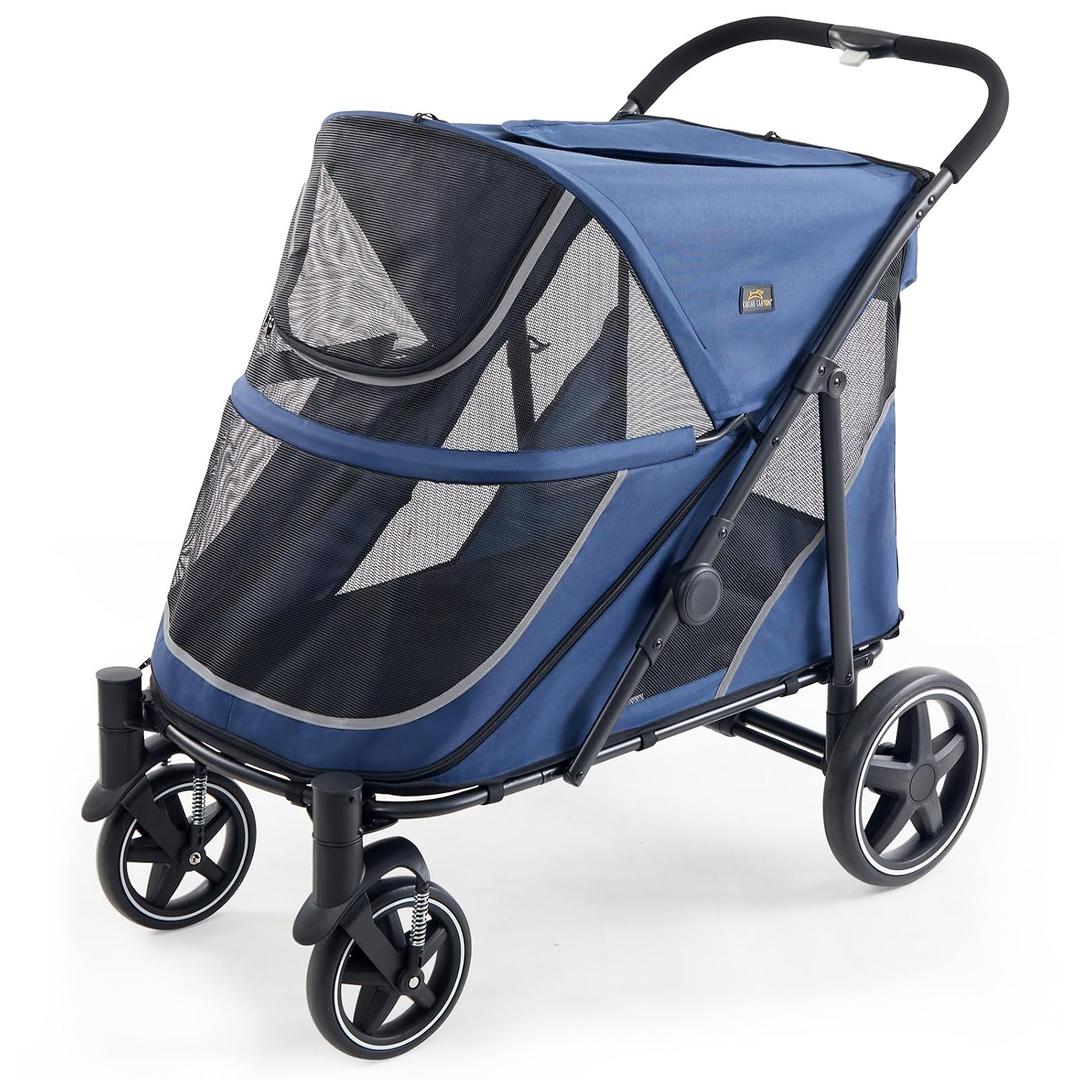 CANINE CANYON All-Terrain Pet Stroller for Large & Medium Dogs