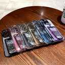 3D Bling Sparkle Plating Juice Bottle Designer Phone Case Compatible with iPhone 15, Cute Liquid Floating Gradient Glitter Quicksand Cup Phone Case Cover with Camera Protection for Women - Pink