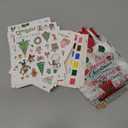 Yeolepor Christmas Crafts for Kids - Paint with Water Books and Stickers for Toddlers Mess Free Water Coloring Book Painting Craft Activities Xmas Stocking Stuffers Toy Christmas Gifts for Boys Girls