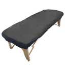 ZMDREAM Pack of 20 Disposable Fitted Massage Table Sheets Bed Covers 82 x 35 inches Black