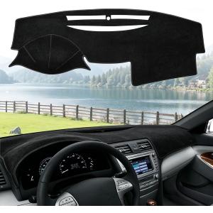 Dash Cover Mat for Toyota Camry 2007 2008 2009 2010 2011 Dashboard Cover Mat Interior Accessories Non-Slip Pad Carpet Sunshield Protector Black