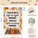 This Is Not A Left Or Right Garden Flag, Double Sided Home Decor Yard Outdoor Indoor Autumn Decor Banner, Fall Liberal Yard Gifts for Family Friend, Resistance Garden Flag for Women Man (Beige01)