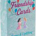 4 x Lapsia Funny & Uplifting Friendship Cards for Besties Birthday, Graduation Gift for Her, Best Friend & Sister