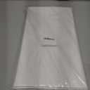 ZEBWAY 6 Pack Premium Disposable Plastic Tablecloth 54 X108 Inch Rectangle Solider Color Heavy Duty Table Cover for Dining Tables, Parties and Holidays Decorative (White)