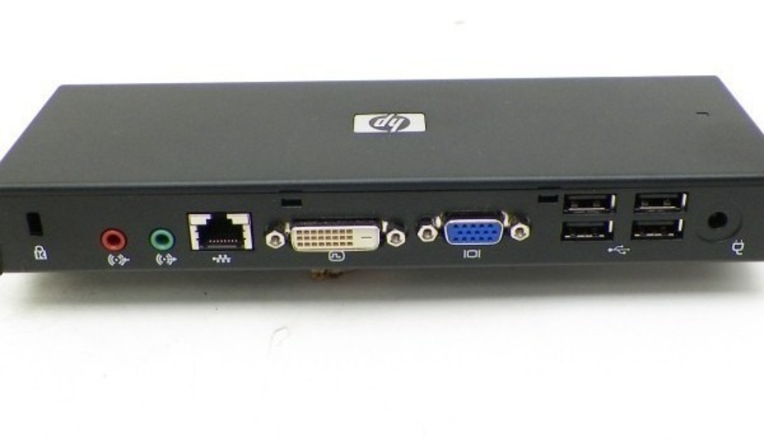 HP 500476-001 USB 2.0 Docking Station HSTNN-S01X 497652-001 + AC Adapter