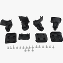 Yosoo Health Gear Luggage Wheels Replacement Kit, Sealed Stainless Steel Bearings, Impact Absorption, Universal Spinner Wheels for Suitcases, 2 Pairs