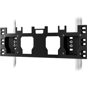 Packout Mount Front & Side Packout Mounting Plate Compatible with Milwaukee Packout Toolbox-Mounts Crates, Full Size & Half Size Packouts and Milwaukee Packout Accessories-Screws Included Black