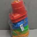 Balancing Stilts for Kids - 4 Pairs (8 Stilts Total) Monster Feet for Balance & Coordination - Family Fun Toys for Boys & Girls Age 4-10 Backyard Parties, Obstacle Courses, Indoor & Outdoor Games (Rainbow)