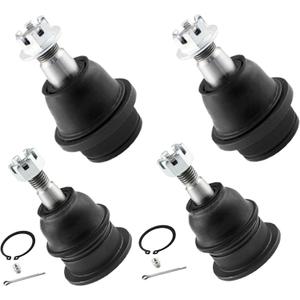 MotorbyMotor Front Upper and Lower Ball Joints for Chevy Tahoe Silverado 1500 Suburban Avalanche Express, GMC Sierra Savana Yukon XL, Cadillac Escalade Suspension Ball Joint, K6540 K6541 (4pcs)