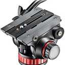 Manfrotto Video Head with Flat Base, Video Head for Compact Video Cameras and DSLR Cameras, for Filming, Videography, Content Creation, Vlogging, Live Streaming