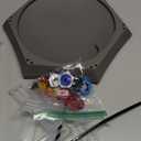 Gyro X Stadium Battling Set, 4 Spinning Tops, 2 Launchers and Arena with X Acceleration Rail, Boys Toys Kids Birthday Gift Ideals, 6+ Years Old (Grey)