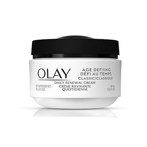 Olay Age Defying Classic Daily Renewal Cream, Face Moisturizer, 2 Oz (Pack of 1)